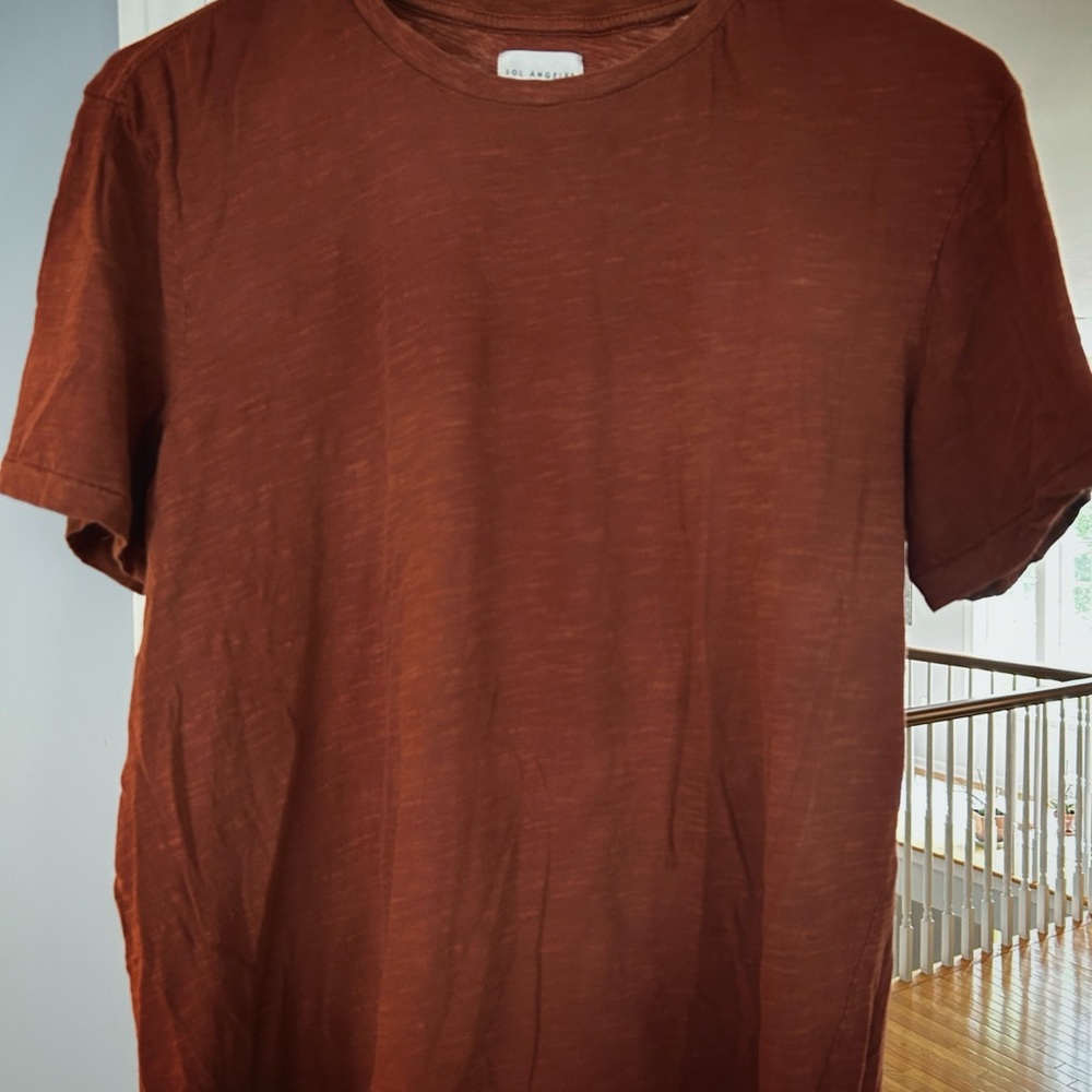 Sol Angeles Brown Short Sleeve Tee